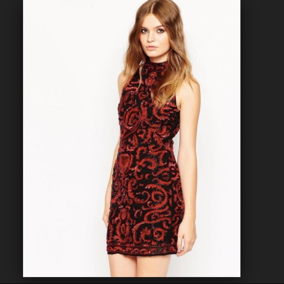 🍒 VALENTINES Embellished High Neck Mini Tank Dress🍒 - Picture 1 of 6